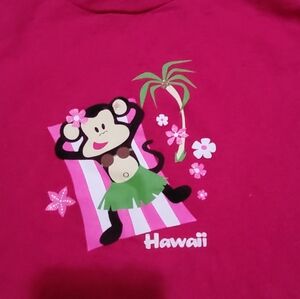 Girls Monkey Hawaii Shirt